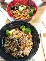 Beef Fried Rice and Beef